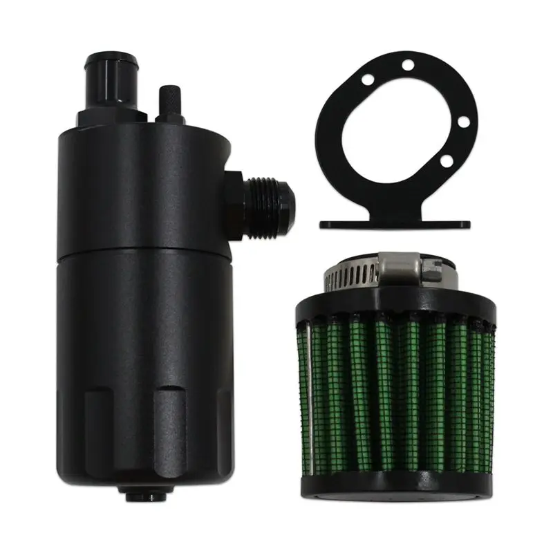 AN10 Baffled Oil Catch Can Universal Racing Oil Catch Can Oil Catch Can With Breather Tank-AU62