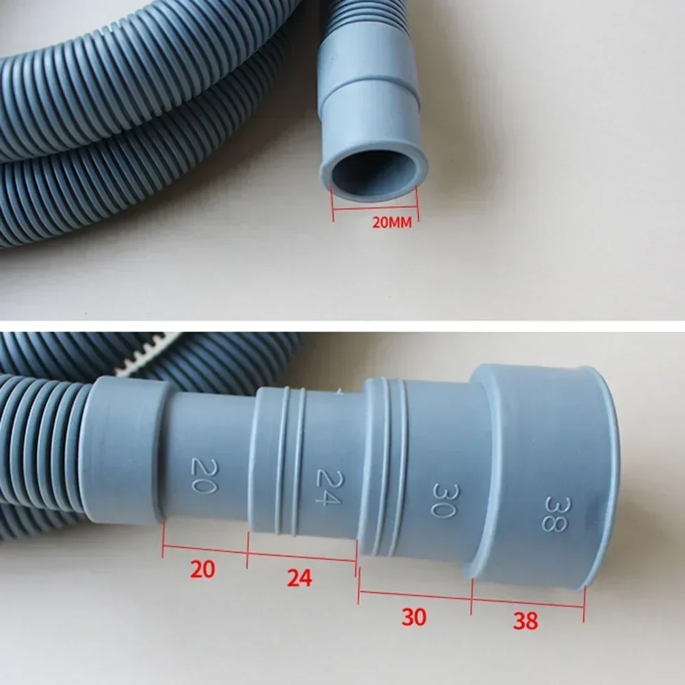 1pcs 70cm/150cm/200cm Washing Machine Dishwasher Drain Waste Hose Extension Pipe Kits For All Brands Of Washer