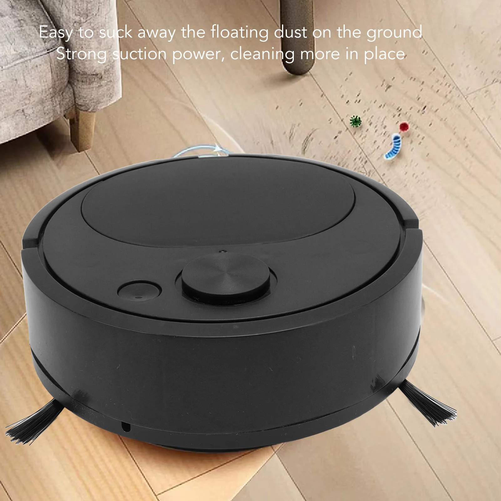 Robot Vacuum Cleaner Multifunctional USB Charging Mini Smart Sweeping Robot for Wooden Flooring Tile Carpet Robot Vacuum Cleaner