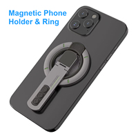 Double Magnetic Phone Holder & Ring 360° Rotatable Stand, Universal Strong Grip Phone Mount for IPhone 12/13/14/15/16 Series