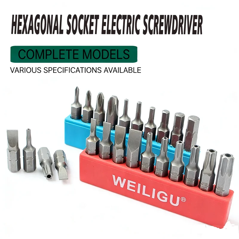 1Pcs  S2 25mm Short Bit Eholesale Impact Hexagonal Socket Electric Screwdriver Bit Driver Adapter Sleeve Kit