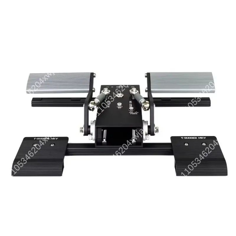 Metal Rudder Pedals for Flight Simulator High Sensitivity Gaming Controller Compatible with PC Flight Sim Games