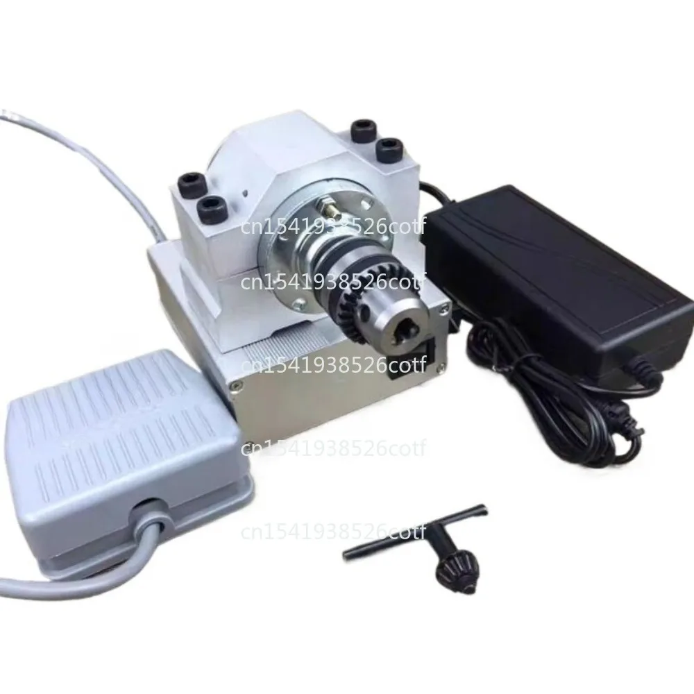 DIY Floating Polishing Machine 8000rpm Adjustable Fishing Float Body/Tail Paint-24V DC Mini Electric Lathe