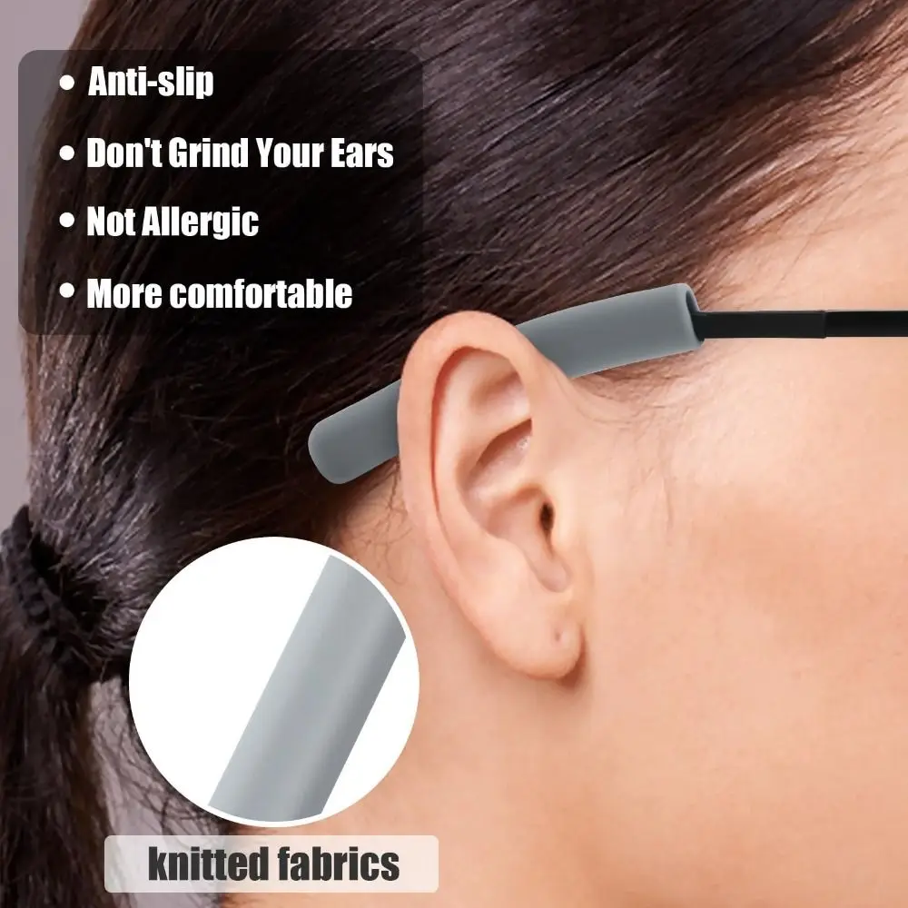 Fixed Anti-slip Silicone Glasses Sleeve Glasses Accessories Tools for Glasses Anti-slip Sleeve for Glasses Anti-falling