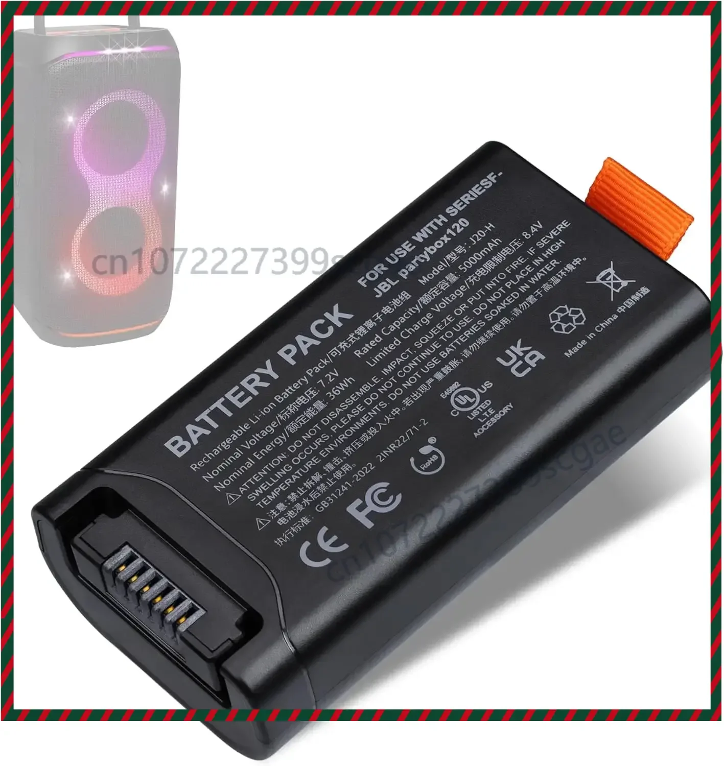 Bluetooth speaker battery For JBL PartyBox Club 120 / PartyBox Club 130 / Encore 2 / Encore Essential 2 / On-The-Go 2
