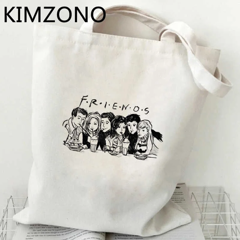 Friends Tv Show shopping bag shopper recycle bag reusable bolsa bolso shopping bag bolsa compra sacola sac tissu