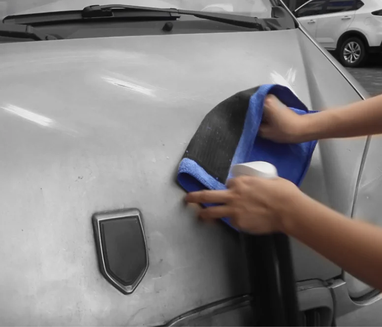 Asciugamani in argilla calda per la pulizia dell'auto in panno di argilla magica per i dettagli dell'auto asciugamano per il lavaggio con strumento di lavaggio dell'asciugamano in argilla blu