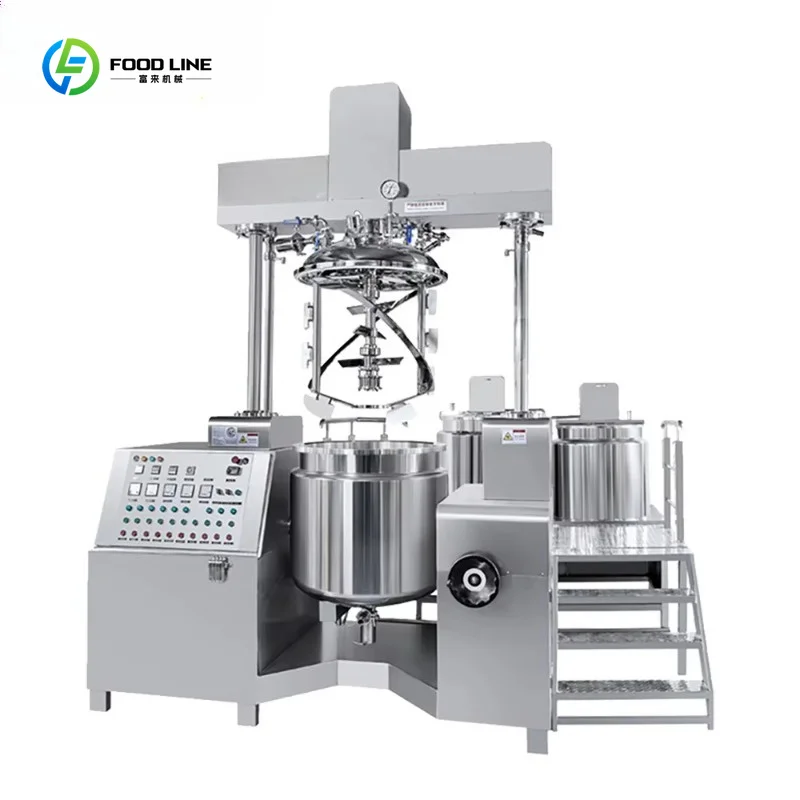 Stainless Vacuum Homogenizer Mixer for Cream Making Industrial Blending Equipment Commercial Custom