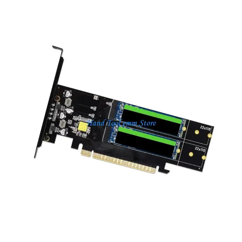 

H37F M.2 PCIe X16 Expansion Card Supports NVMe M.2 22110 PCIe NVMe Expansion