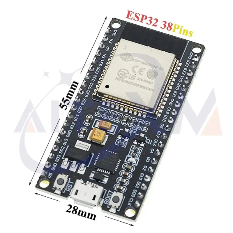 ESP32 Development Board TYPE-C/MICRO USB CP2102 WiFi+Bluetooth Dual Core ESP32-DevKitC-32 ESP-WROOM-32 Expansion Board 38 PINS