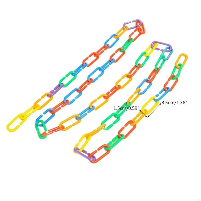 E06B Plate-forme saut plancher sucre pour le jouet chaîne plastique couleur couleur vive couleur