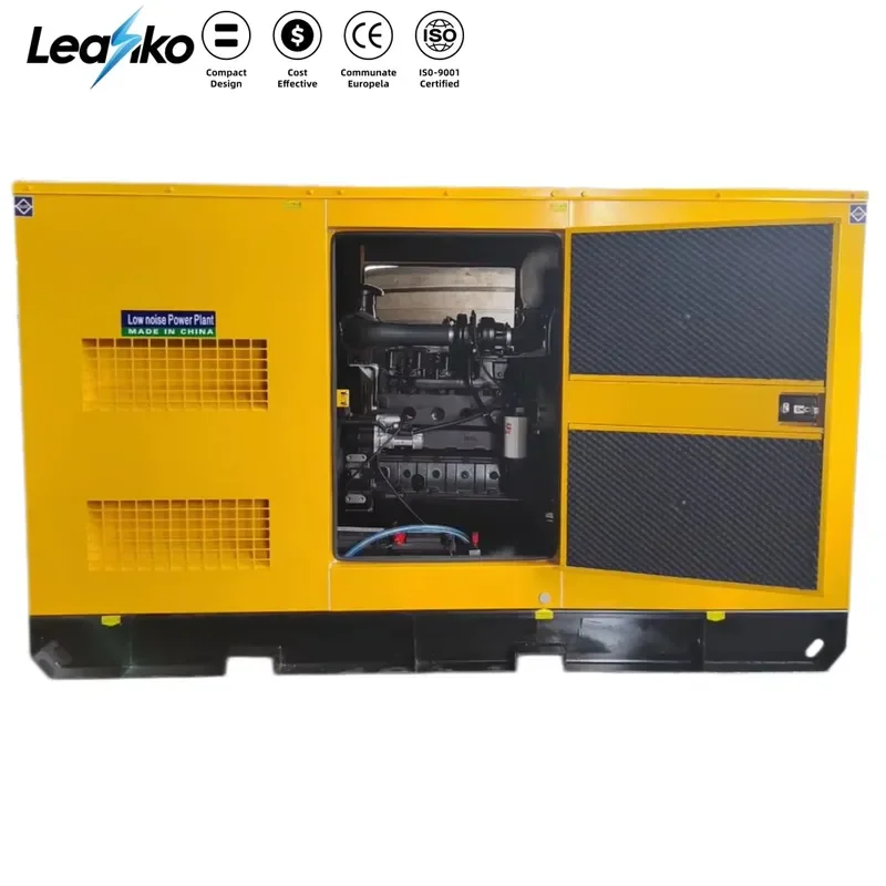 100% Copper Brushless Alternator 90kW 110kW Silent Water Cooled Generator CE ATS Stable Voltage Low Noise Genset