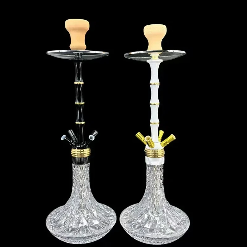 Bar Multi-person Sharing Upscale Arabian Shisha Full Set Four Pipe Narguile Complete Kit Hookah Hooka Accessories Luxury Chicha