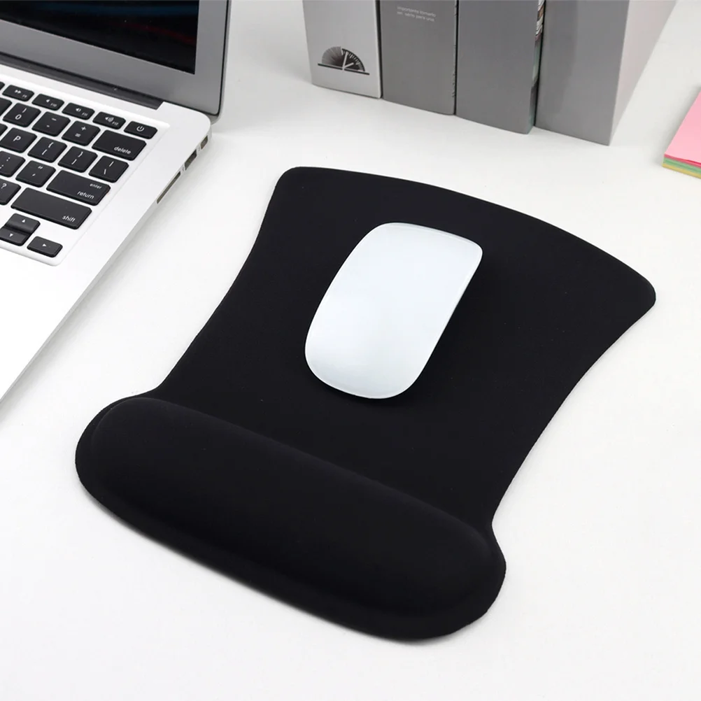 

Ergonomic Mouse Pad With Wrist Support Non-Skid Design For Computer Laptop Office Use Reinforced Edges Smooth Operation