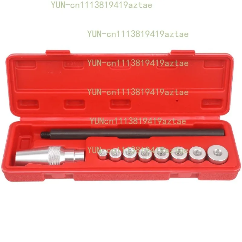 10‑Pcs Universal Clutch Aligning Tool Kit, Clutch Hole Corrector Set with 8 Collets 11‑25 mm Range Automotive Repair Hand Tools