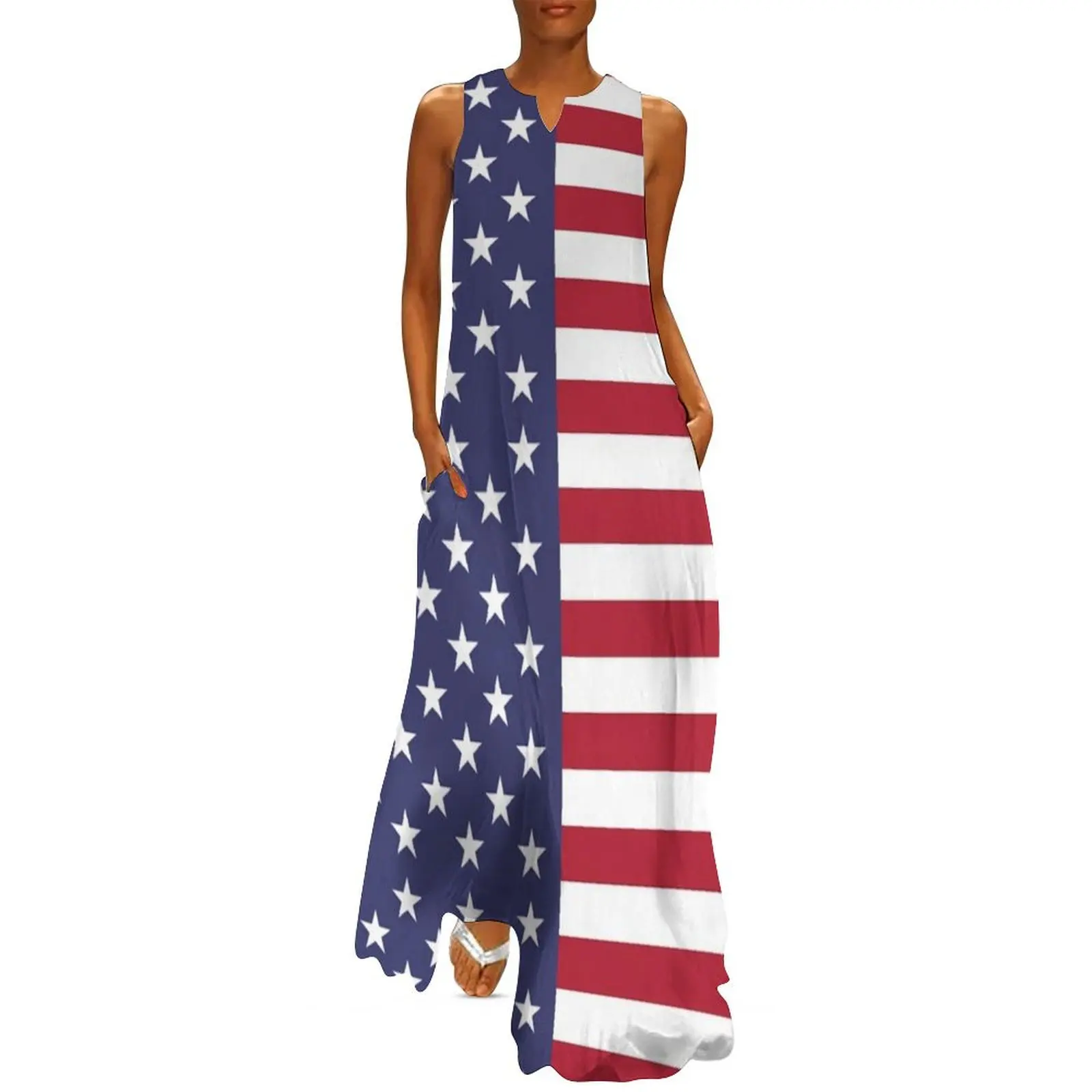 USA - American Flag - Cell Phone Cover Long Dress dresses for woman 2025 dresses for women 2025 luxury designer party