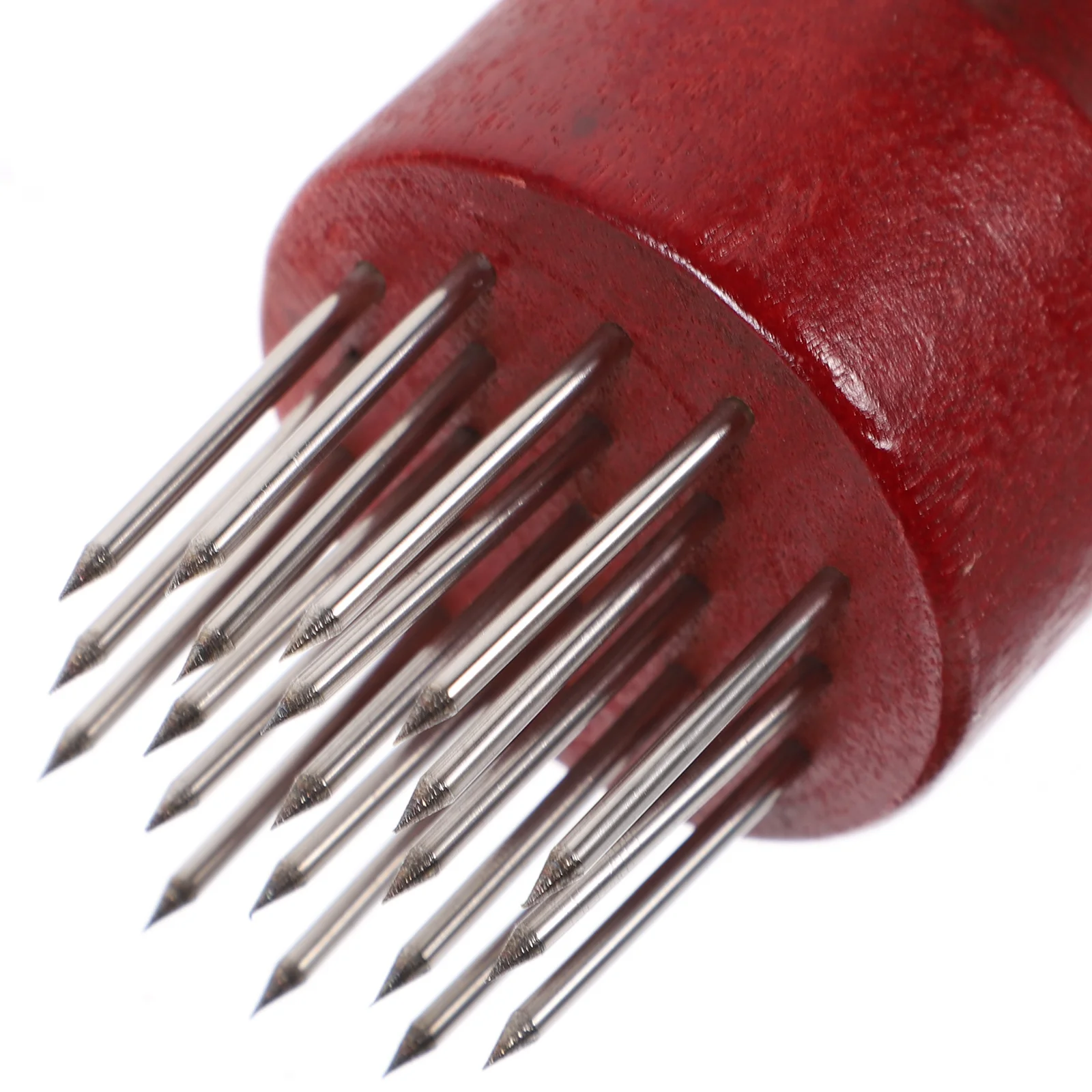 

Meat Needle Stainless Steel Wood Handle Tenderizer Mallet Kitchen Tool Beef Pork Chicken Poultry Meat Needle Kitchen Tenderizers