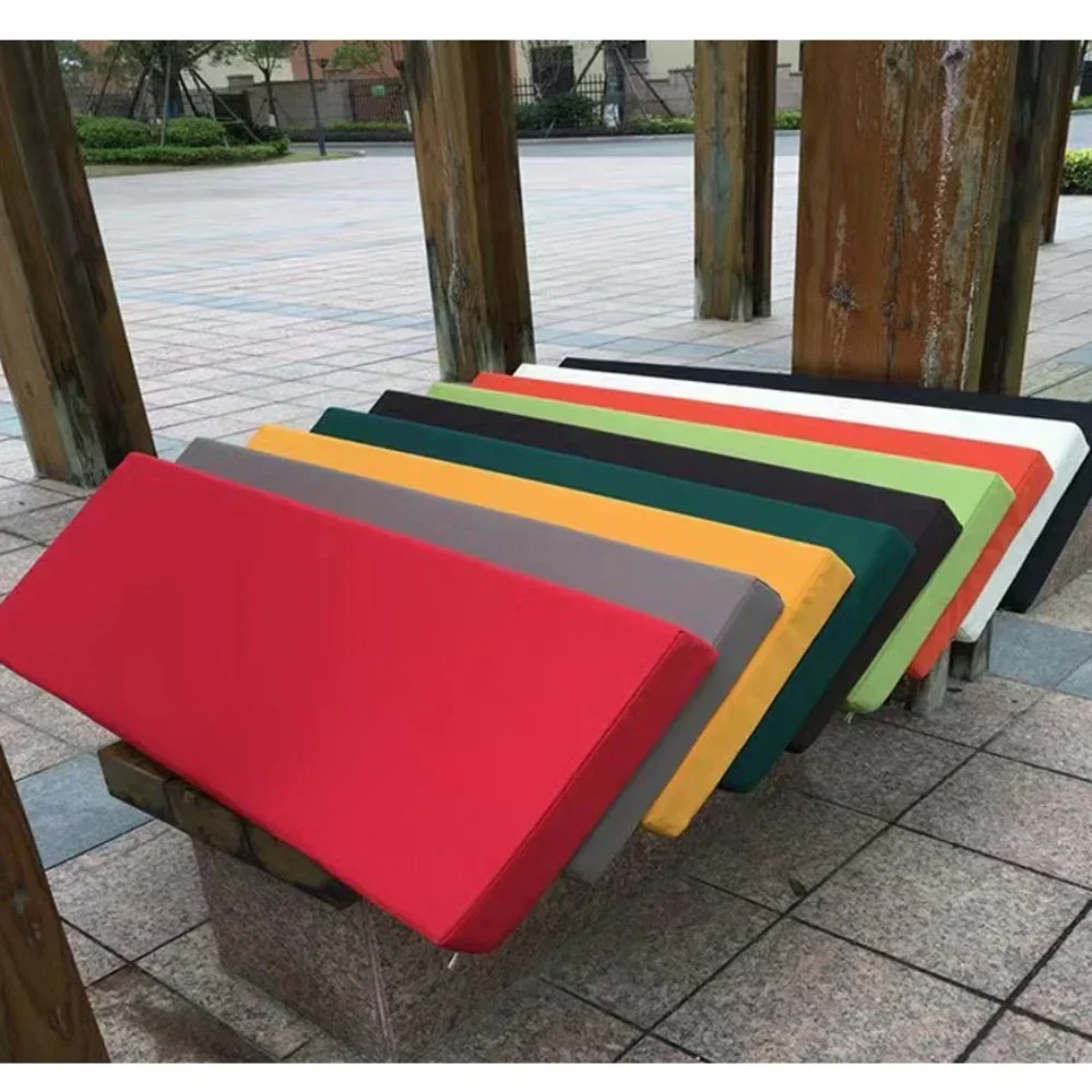 Custom Size Outdoor Cushion Waterproof Material Bench Cushions Sofa/Chair Seat Pad for Garden Lounger/Beach Chair/Balcony Sofas