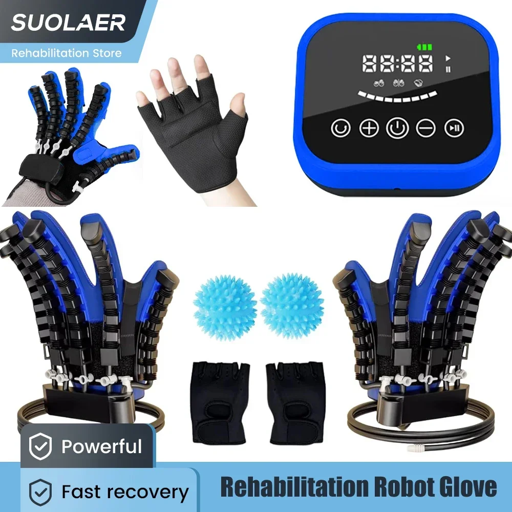 Right Left Hand Rehabilitation Robot Gloves Hemiplegia Cerebral Infarction Training Equipment Stroke Finger Physiotherapy Tools