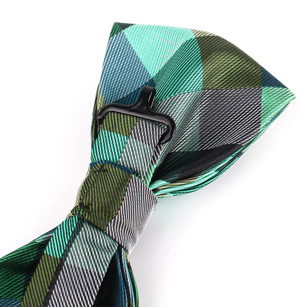 Suits Bow Ties For Men Polyester Cravats Fashion Adjustable Bowtie for Wedding Party Groom Butterfly Adult Plaid Bowties