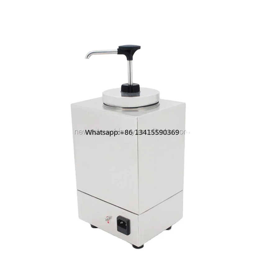 

Commercial Electric Double Sauce Bottles Warmer Hot Cheese Chocolate 2 Bottles Warming Dispenser Machine