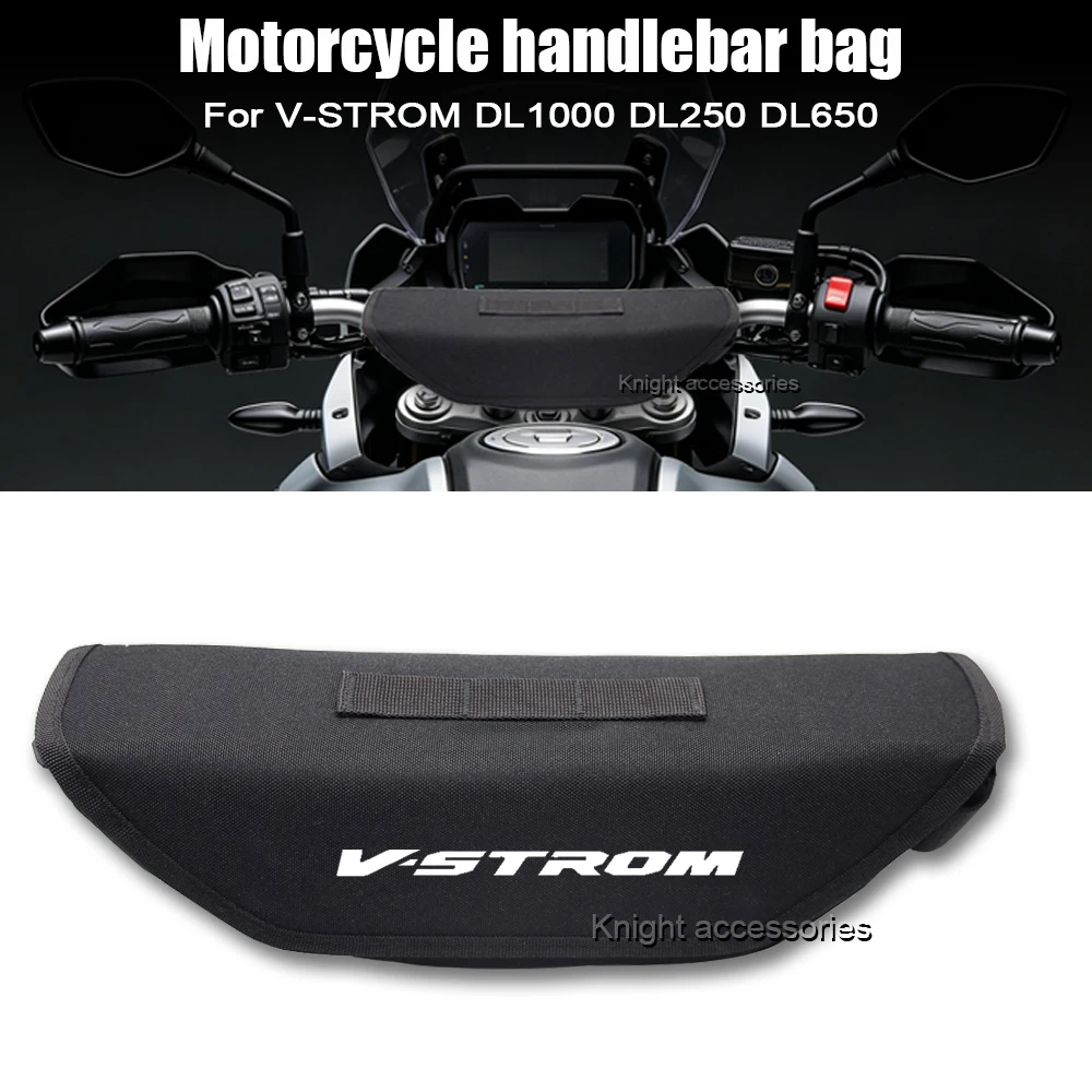 Waterproof Dustproof Motorcycle Handlebar Bag Universal Travel Tool Storage Pouch For V-STROM DL1000 DL250 DL650
