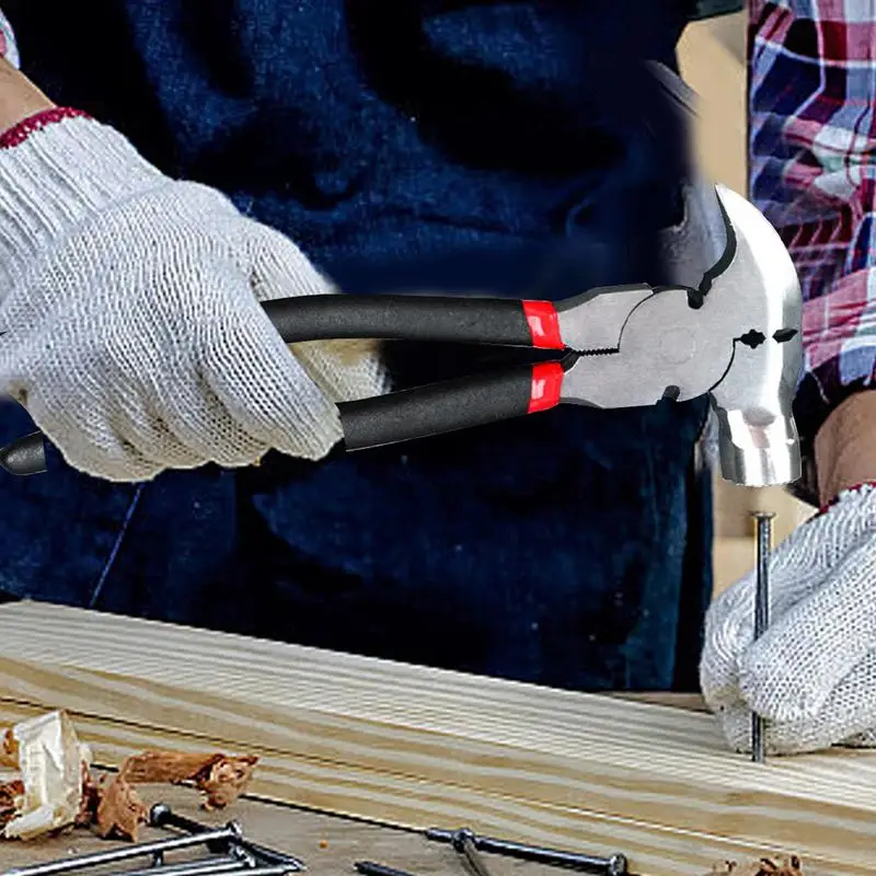 

Pliers Tool Barbed Cable Pliers 10.5 Inch Multi Fence Barbed Wire Tools Hammer Head Nail Staple Puller For Stretching Wire