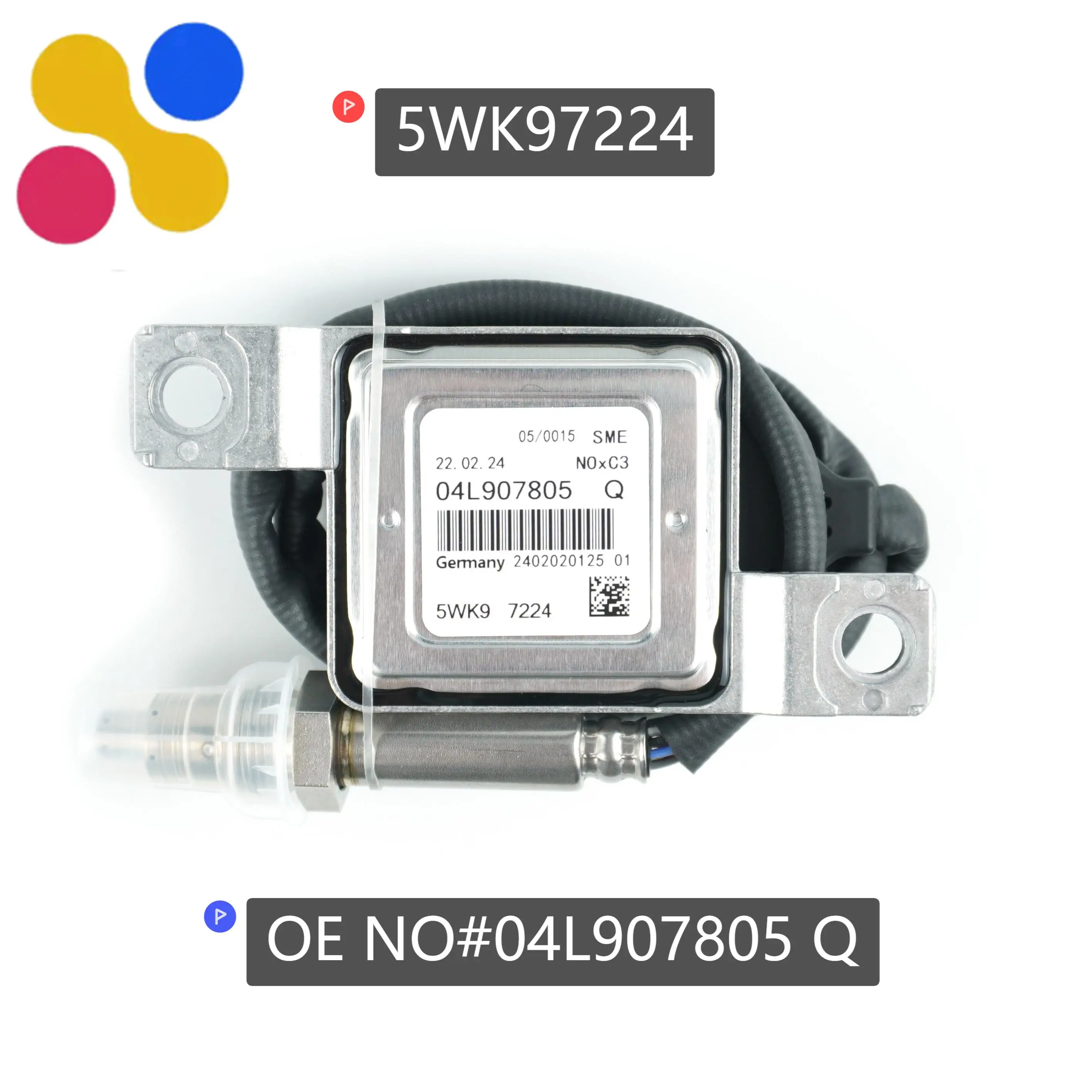 

04L907805Q 5WK97224 NOx Sensor Nitrogen Oxide Sensor Fits For VW Tiguan 2.0TDI AUDI A3 Sportback A4 Avant A5 A6 A7 5WK9 7224