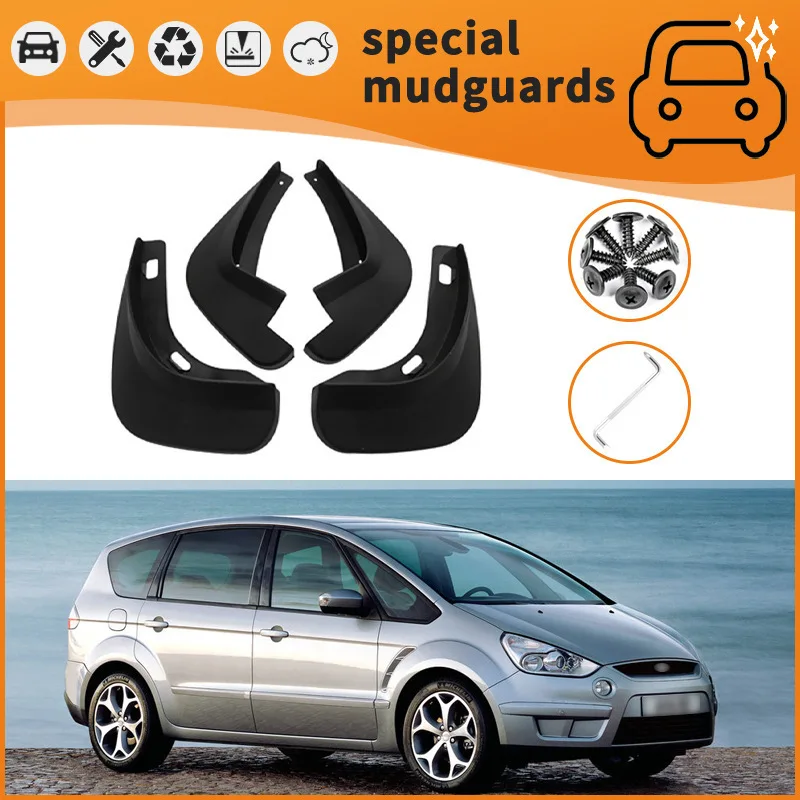 

For the 06-08 Ford Maxus S-MAX Mudguards Fender Mudflaps Front Rear Flares Splash Guards Cover Car Accessorie