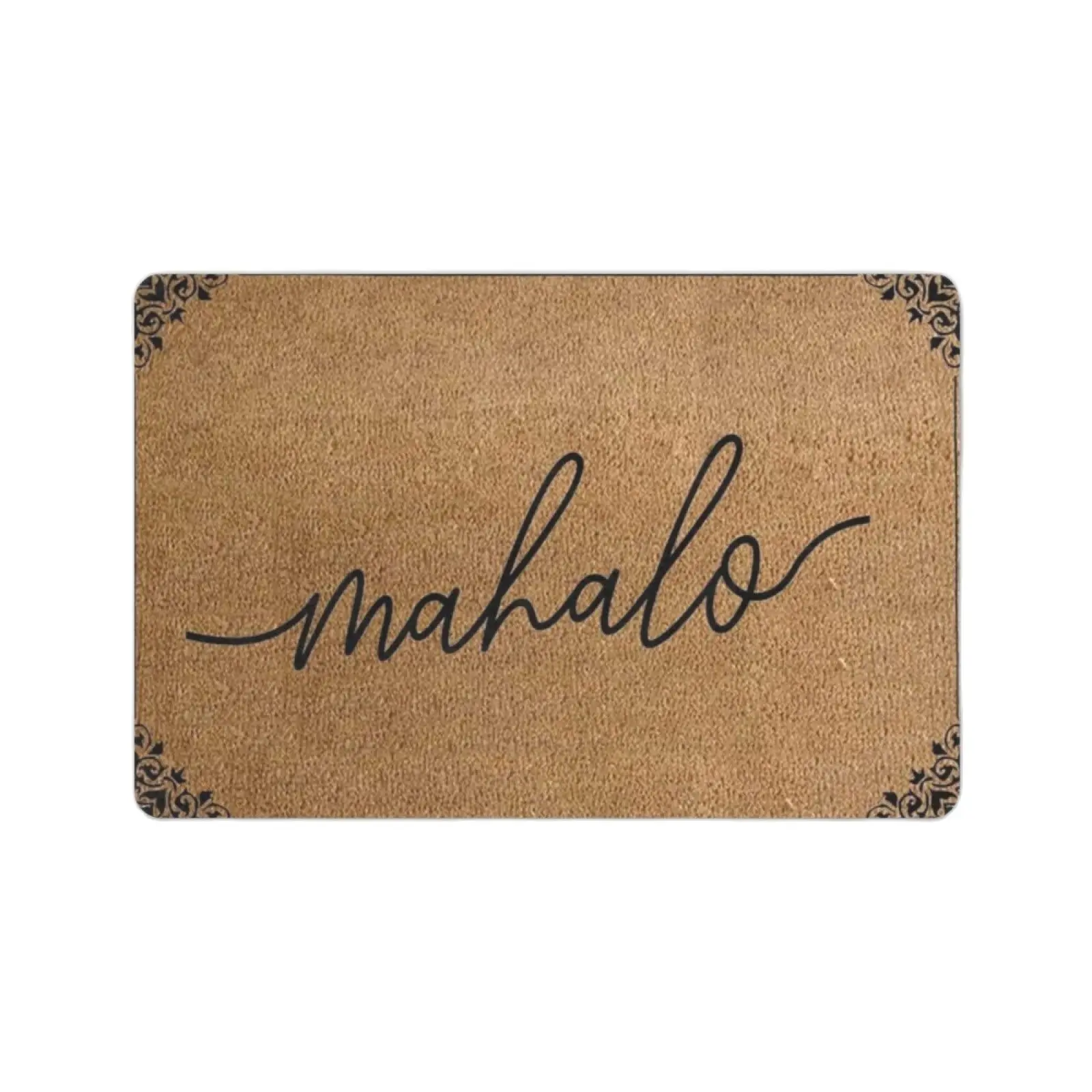 

MAHALO Doormat Indoor Rug Funny Door Mat Entrance Welcome Outdoor Porch Farmhouse Spring Fall Rubber 30 x 18