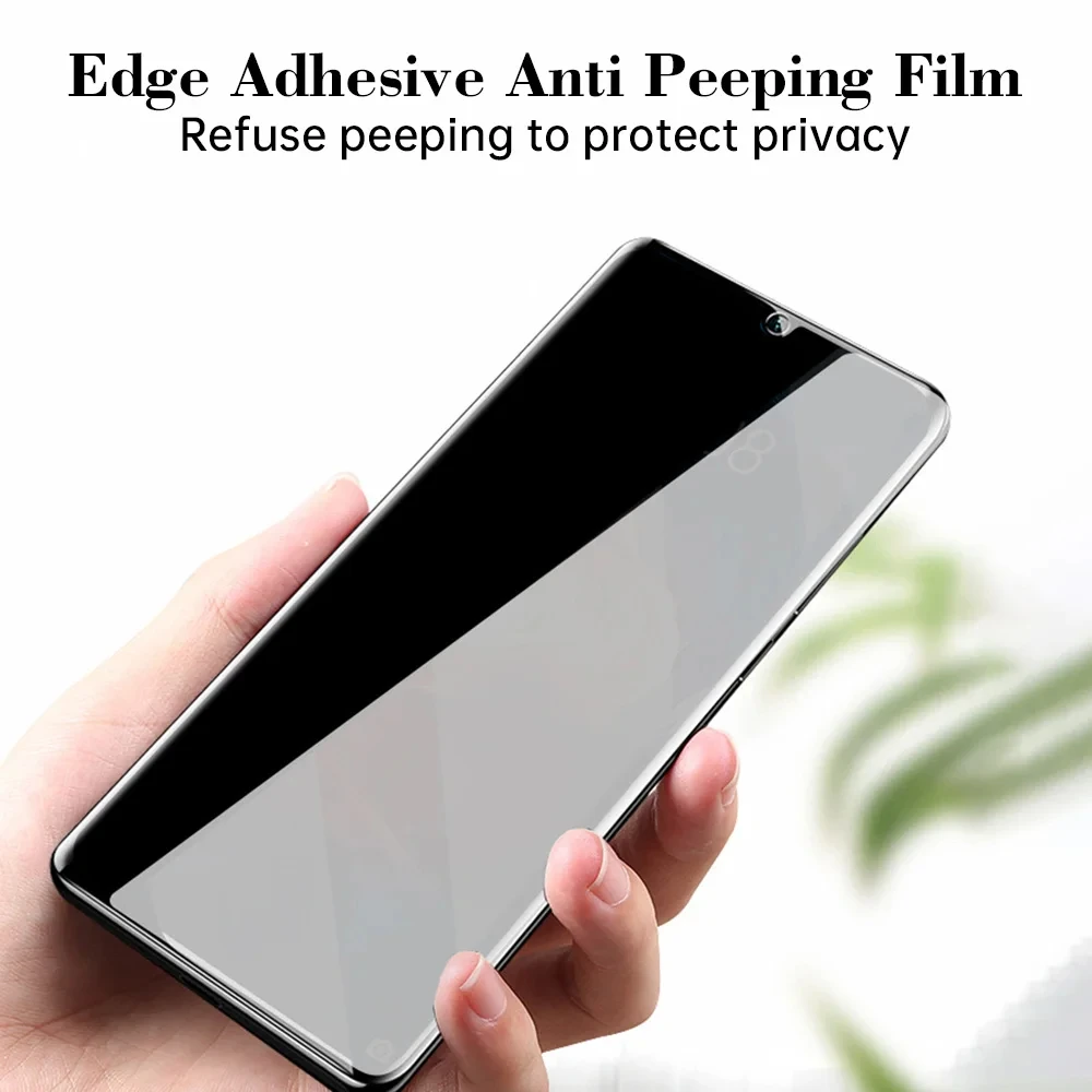 Curved Edge Anti-spy Tempered Glass for Samsung galaxy S23 S24 S22 S21 S20 Ultra S10 Plus Note 20 Ultra Privacy Screen Protector