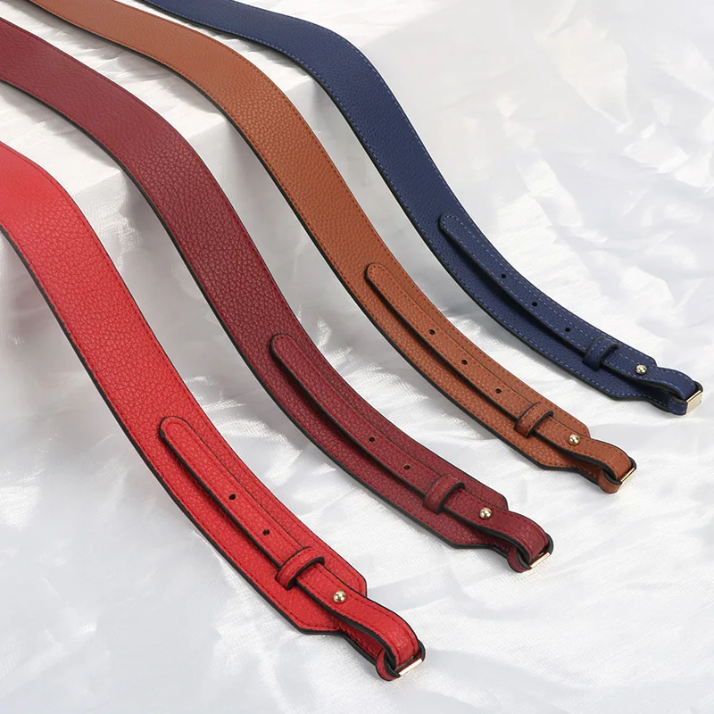

Leather Bag Strap Adjustable Crossbody Replacement Straps Litchi Pattern Handbag Purse Handle for Women DIY Bags Accessories