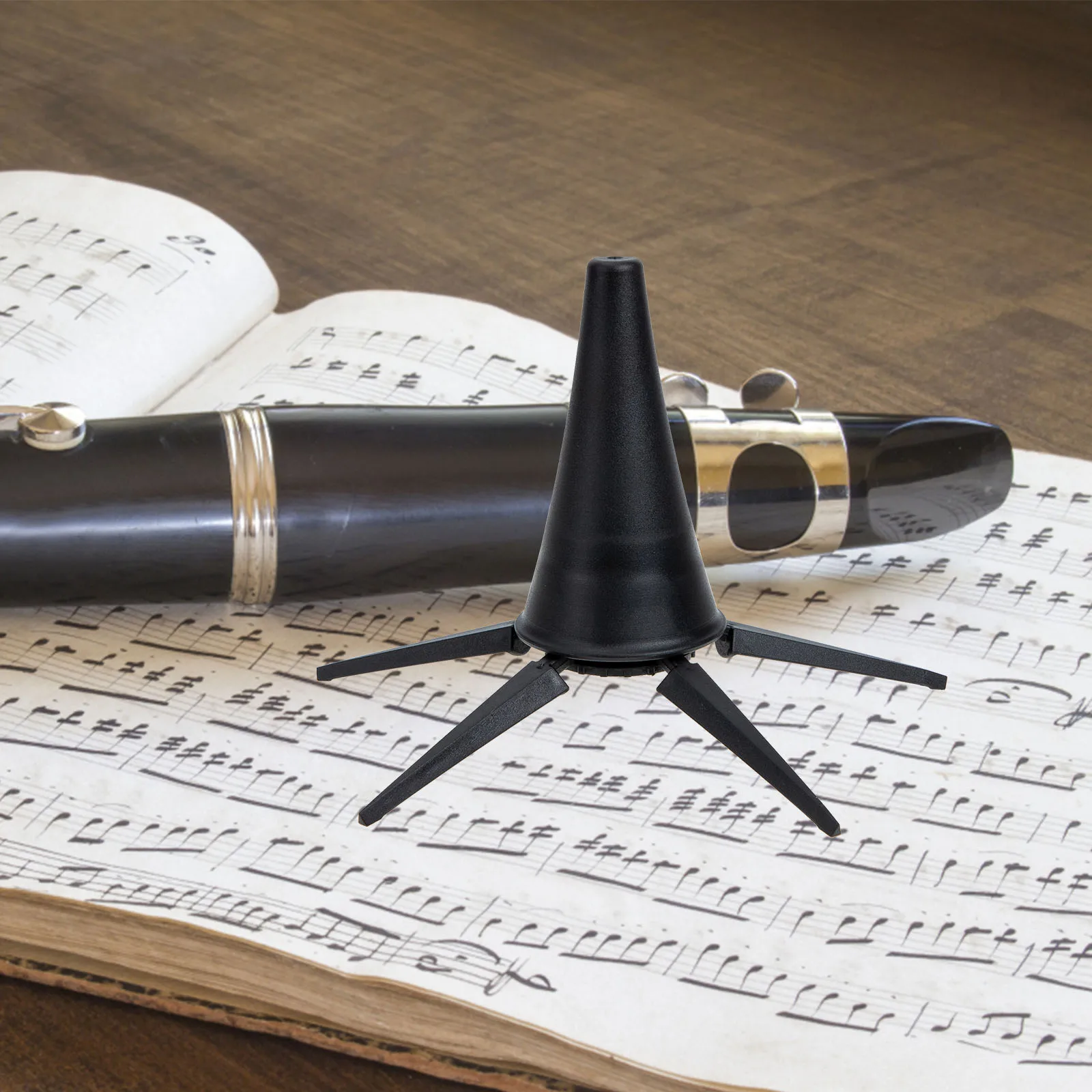 

Clarinet Stand Portable Lyre Holder Oboe Wind Instrument Accessories Stands Music Foldable