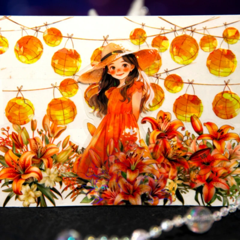 Mr. Paper, 10 Rolls/box, Star Light Ribbon Theme Sticker Tape, Decorative Scrapbook, Photo Album, Diary, Phone Case Sticker