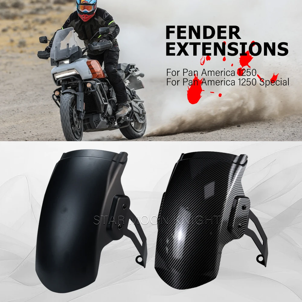 Kotflügel vorne für Pan America 1250 Special PA1250 S RA1250S 2021–2024, Motorrad-Kotflügel, verlängerter Vorderrad-Spritzschutz