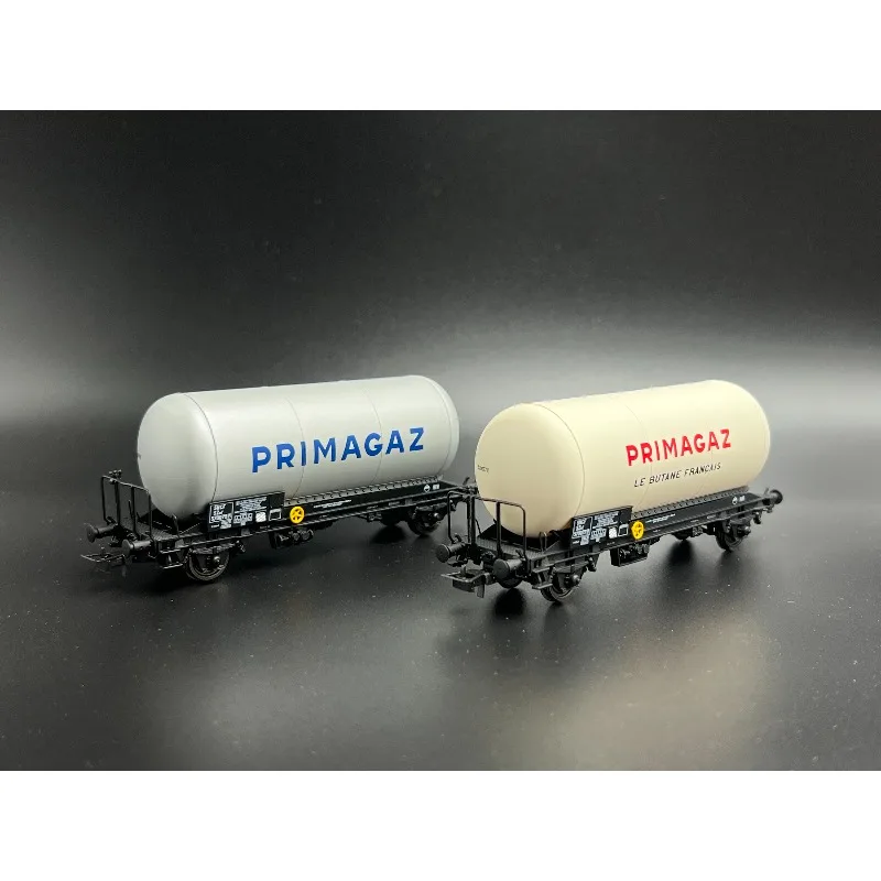 Diecast HO 1:87 Scale Jouef Tank Car with Metal Wheels PRIMAGAZ HJ6264 Alloy Train Model