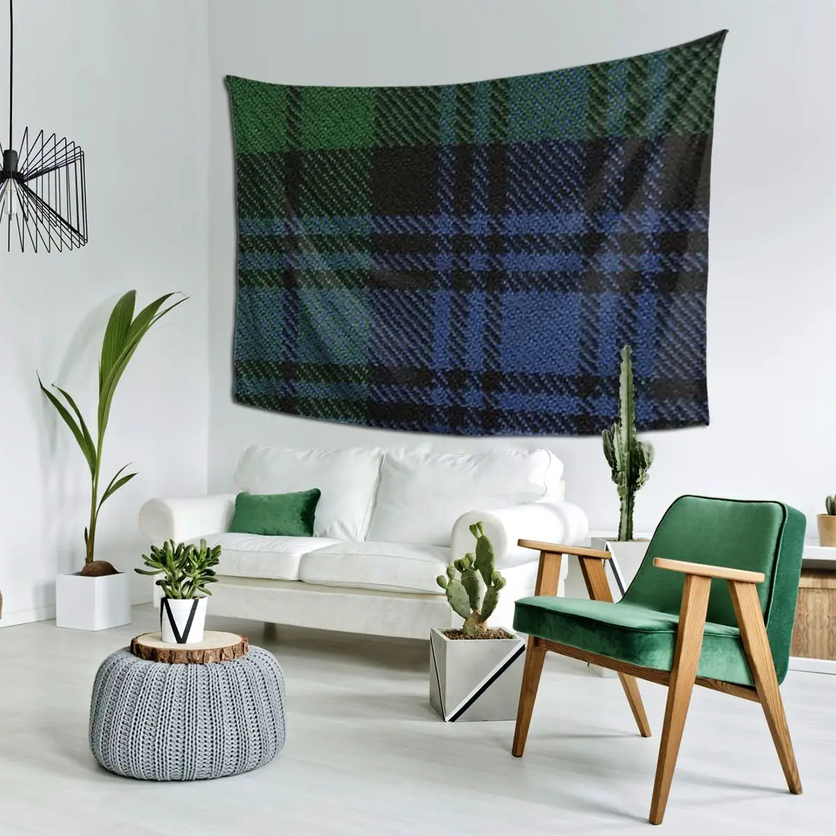 

Черные часы, древний оригинальный шотландский гобелен в клетку тартан, настенный эстетический гобелен для украшения дома для гостиной, спальни