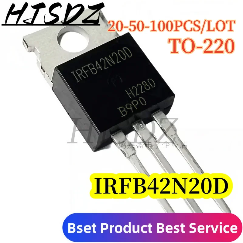 【20-50-100PCS/LOT】 IRFB42N20D FB42N20D TO-220 200V 42A N-channel field-effect transistor