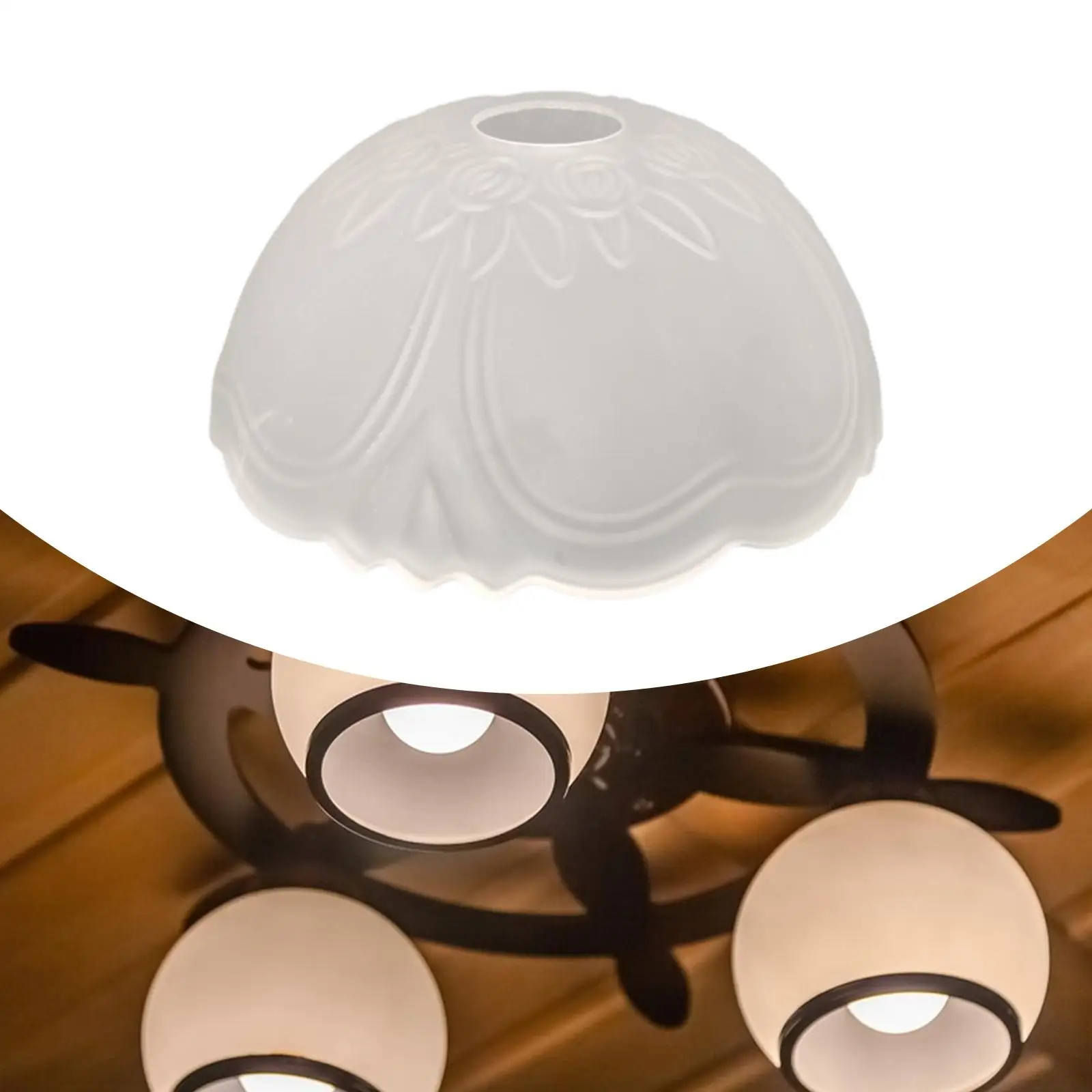 

Glass Lampshade Creative Chandelier Shade for Bar Living Room Corridor