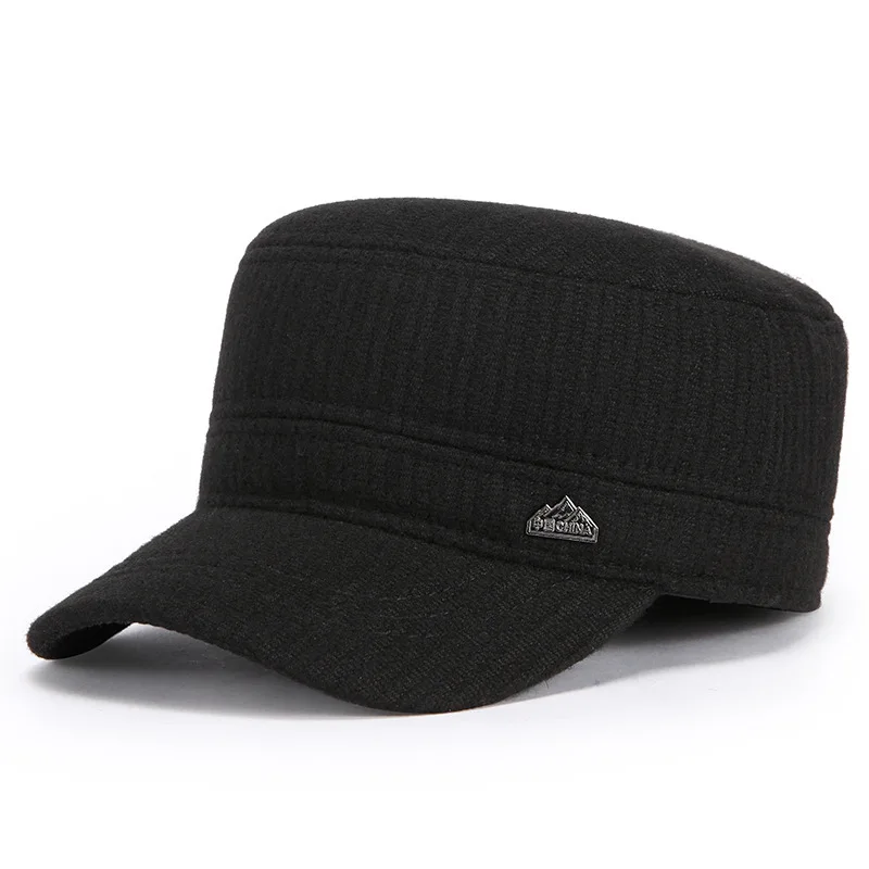 

New Winter Korean Style Baseball Cap For Men Outdoor Sun Hat Casual Flat Cap