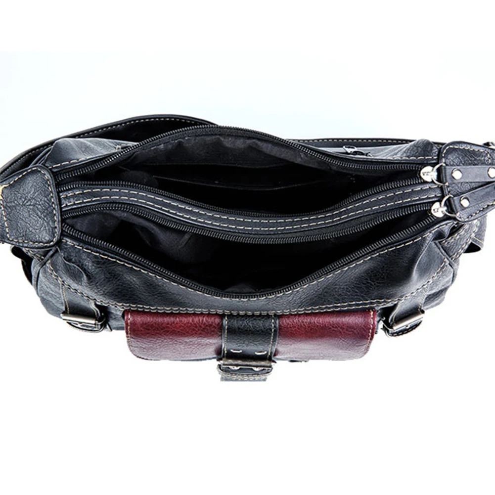 Torba crossbody dla dziewczyn o dużej pojemności, regulowany pasek, miękka torba typu satchel, casualowa, kontrastowe kolory, styl Y2K, idealna do podróży, zakupów i dojazdów do pracy.