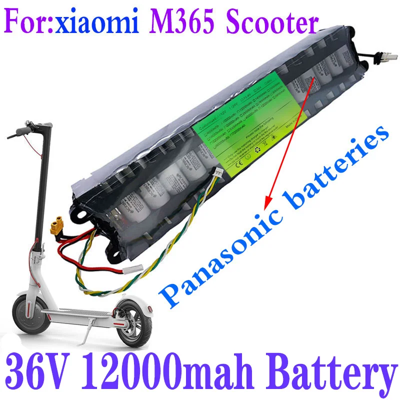 

Lithium Battery FOR Xiaomi Mijia M365 Electric Scooter, 36V, 8Ah 10Ah 12Ah, 18650 SC, Waterproof, Bluetooth, Communication