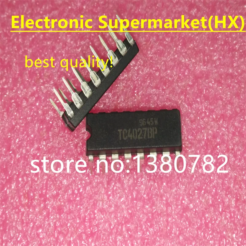 

Free shipping 10pcs/lots TC4027BP TC4027 DIP-16 IC In stock!