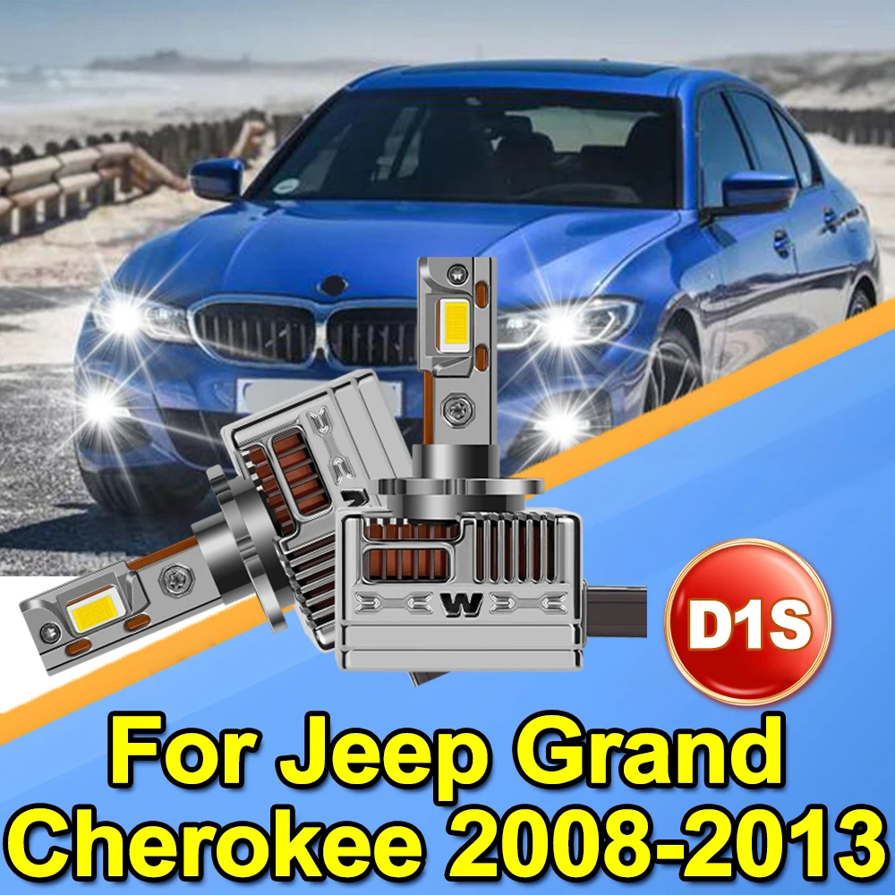 

For Jeep Grand Cherokee 2008-2013 2x D1S LED Headlight High Low Beam Bulbs 20000LM Car Lamp Auto Light Replacement Bulbs