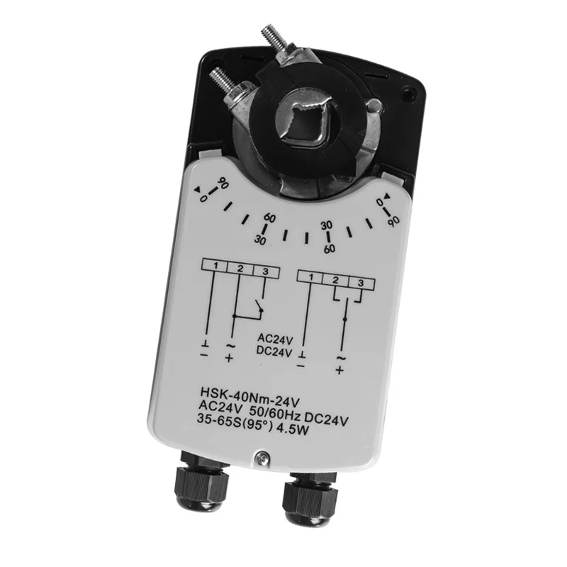 Air Valve Actuator Electrical Analog Quantity 0-10V Control 4-20MA Adjustment Angle Power-Off Reset Actuator