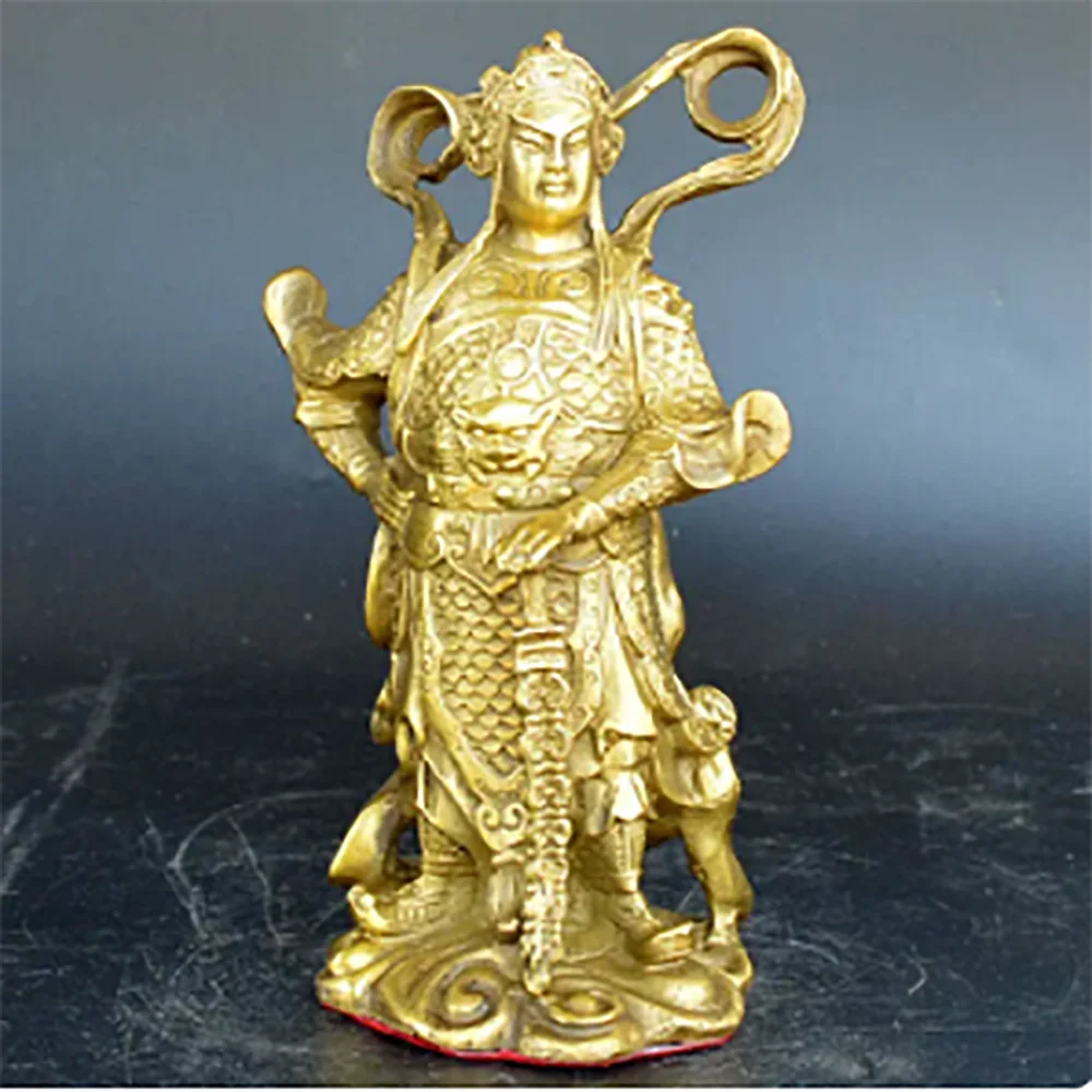 

Chinese old collection handwork brass RoderickWhitfield statue