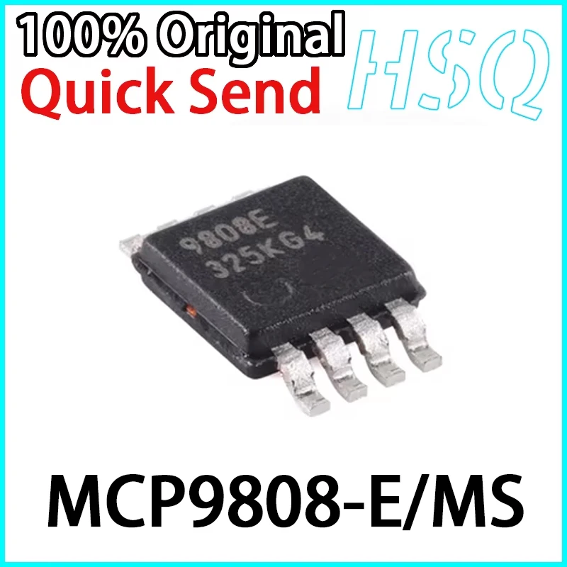 New Original MCP9808-E/MS 9808E Patch SOP-8 Temperature Sensor Chip in Stock  1PCS