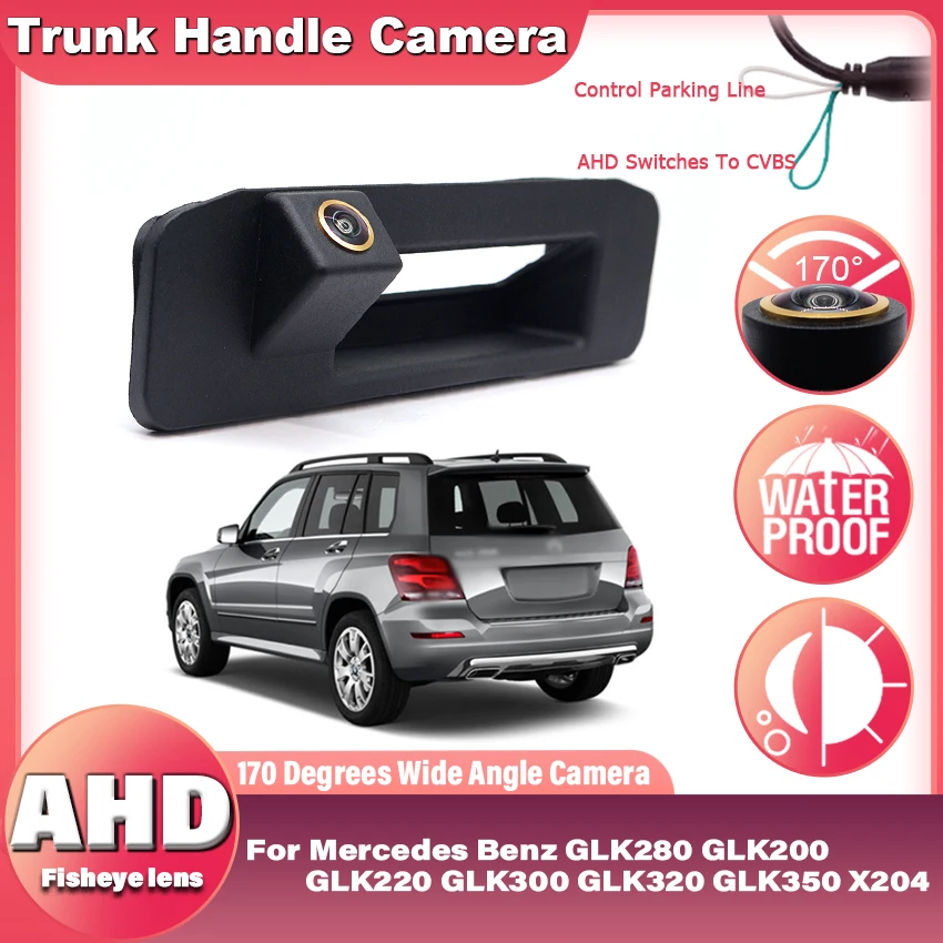 Car Rear View Reverse Backup Camera HD Waterproof Night Vision For Mercedes Benz GLK280 GLK200 GLK220 GLK300 GLK320 GLK350 X204