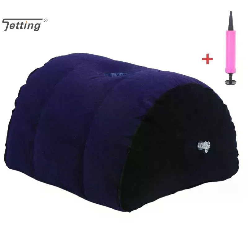 Inflatable Half Moon Support Pillow Inflatable Wedge Pillow Portable Inflatable Leg Elevation Cushion For Home Travel Relax