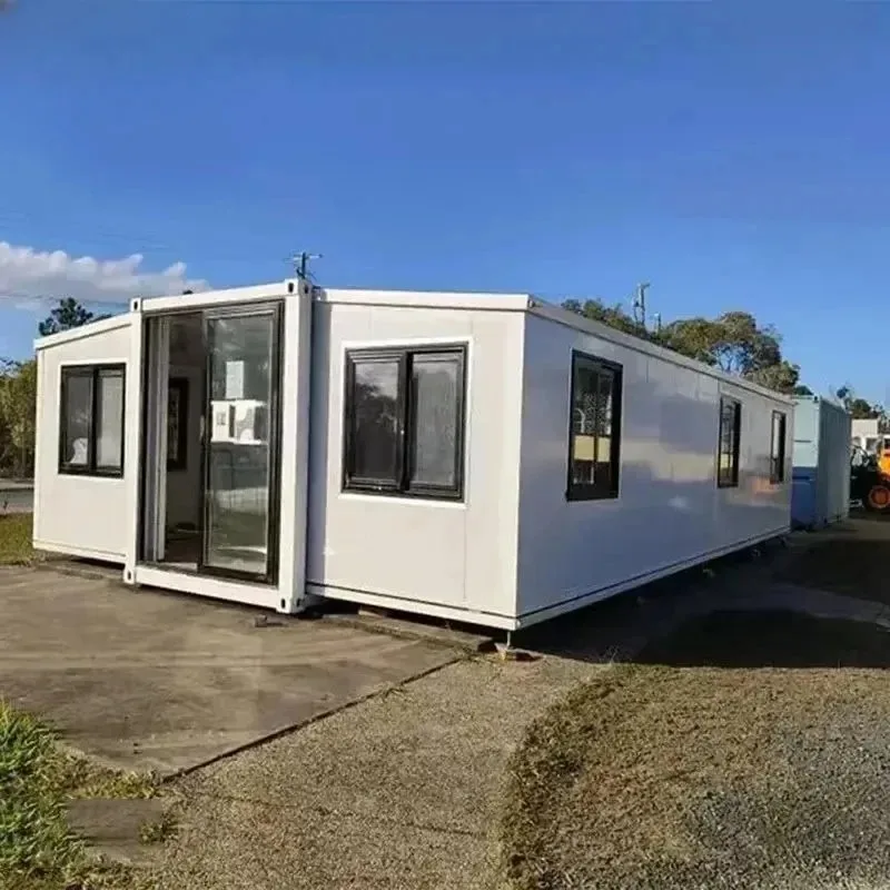 Luxury Living Villa Prefabricated Expandable Container House with 2 Bedrooms Prefab Portable Mobile Tiny Homes To Live In